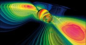 Simulació d'ones gravitacionals